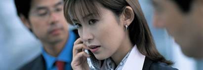 電話で打ち合わせ