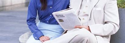 コースを選ぶ人達